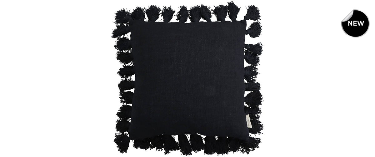XET-9539 Cushion Tassels Black 2x45x45cm NEW.jpg_1